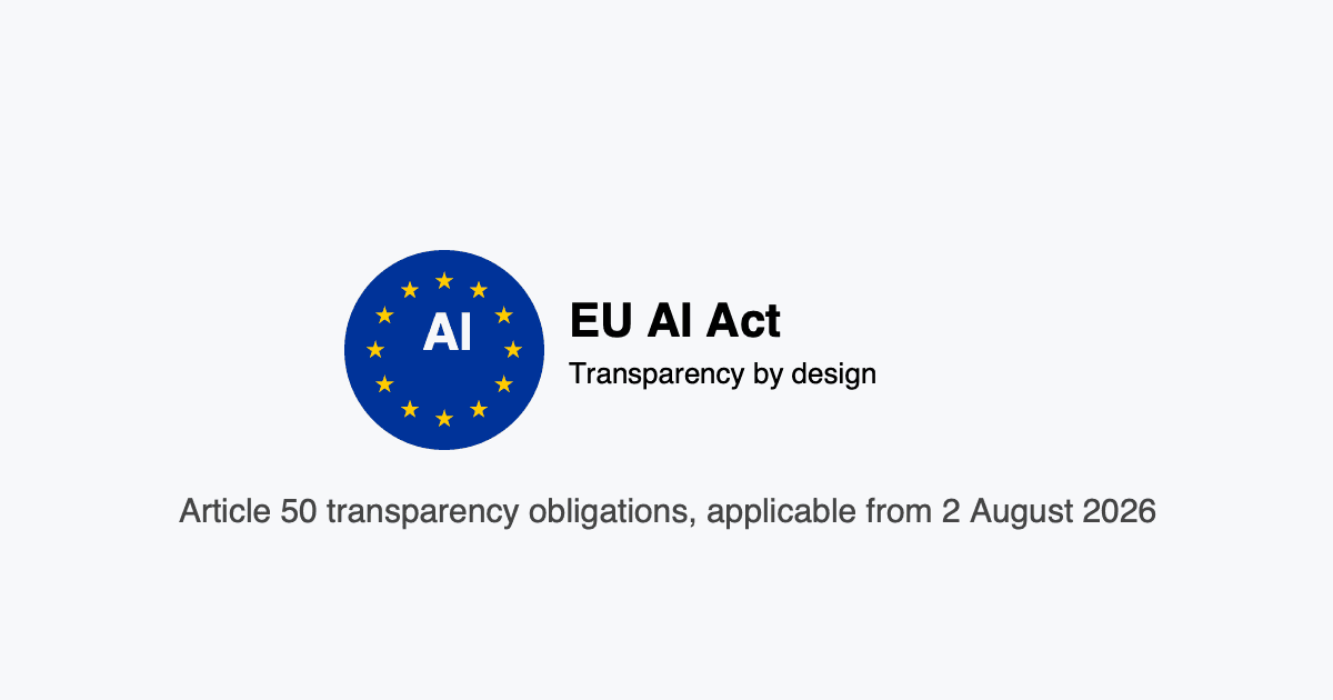AI transparency in ChatLab and the EU AI Act