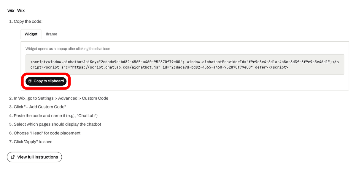 Copy to clipboard button highlighted|width=60