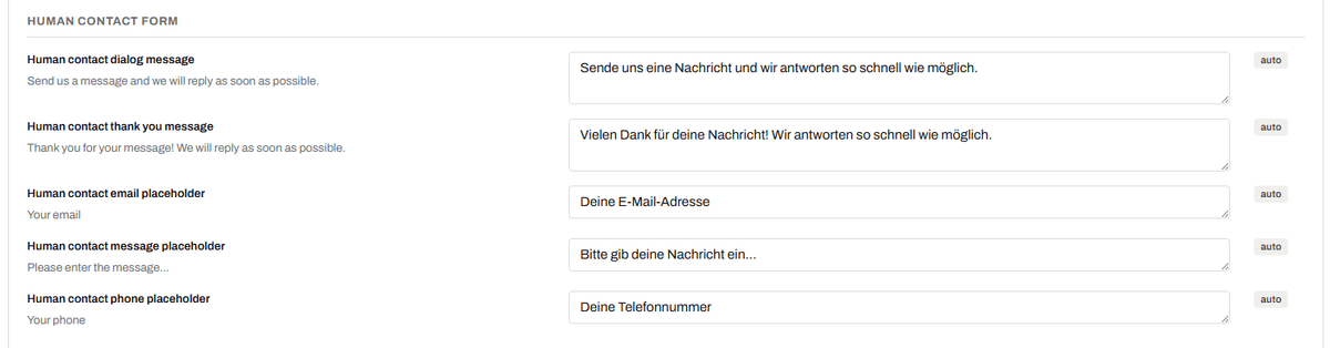 Human contact form translations including the phone placeholder|width=60