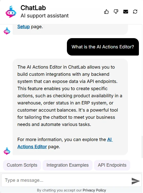 Dynamic suggested follow-ups