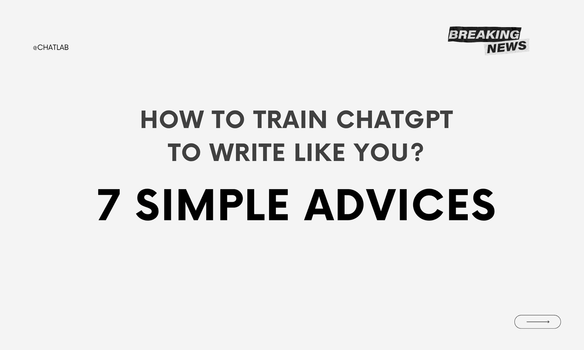 Come allenare ChatGPT a scrivere come te? 7 semplici consigli
